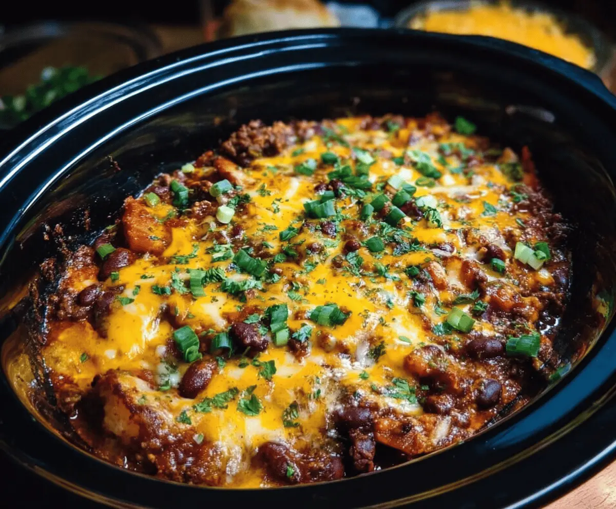 Easy Slow Cooker Cowboy Casserole Recipe