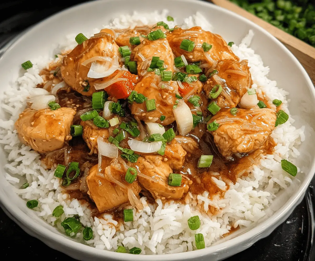 Easy Sweet Hawaiian Crockpot Chicken Recipe