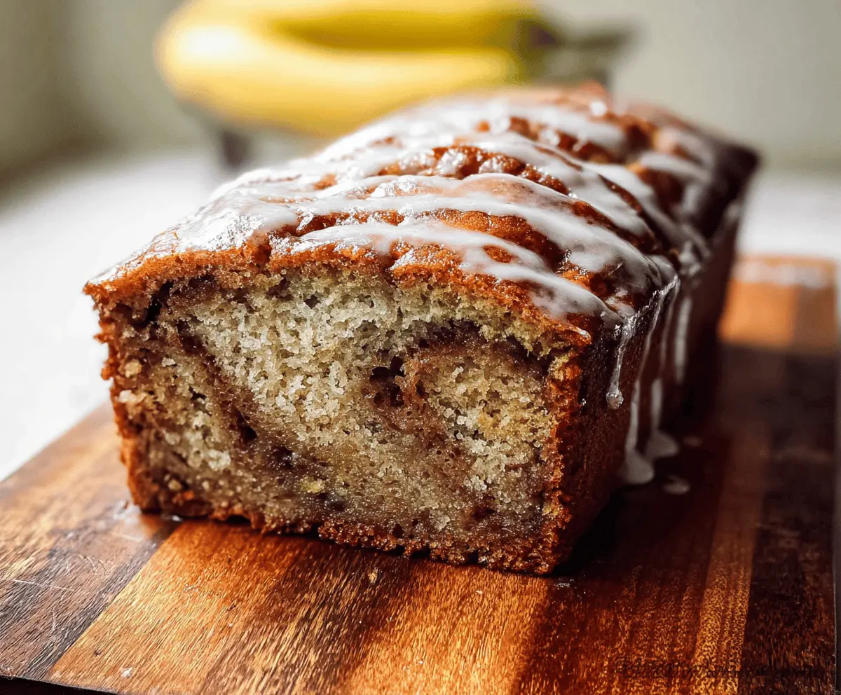 Best Homemade Cinnamon Swirl Banana Bread Recipe