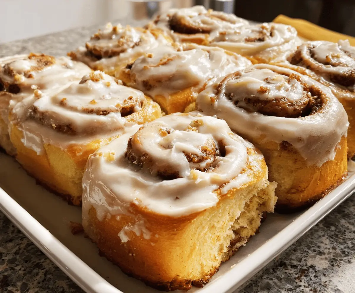Banana Bread Cinnamon Rolls With Cream Cheese Frosting