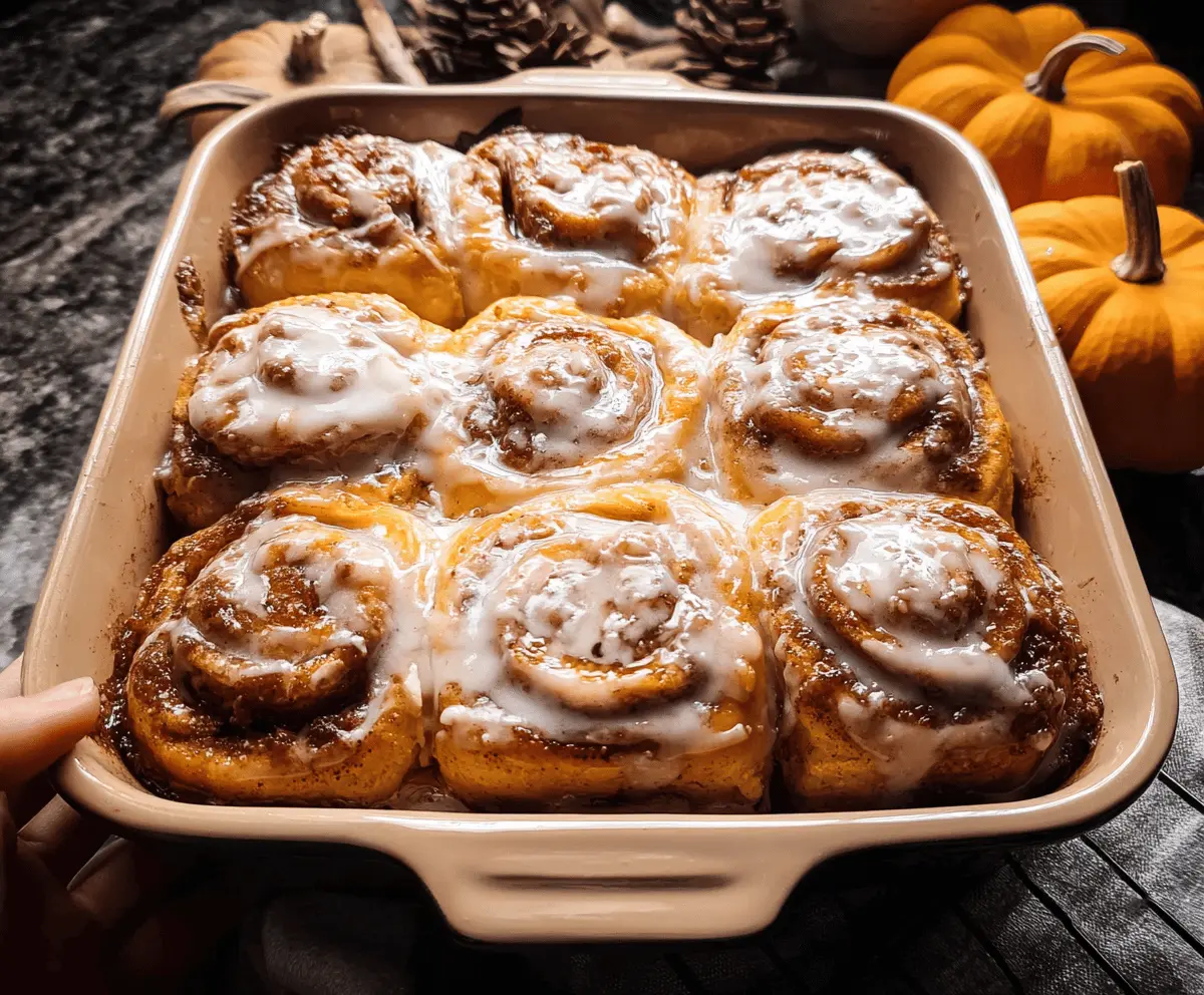 Soft and Fluffy Pumpkin Cinnamon Rolls Recipe